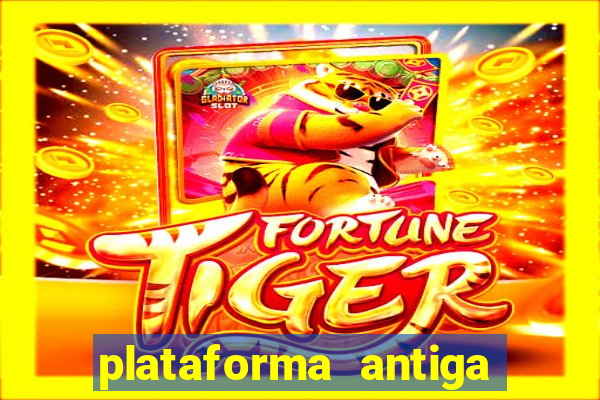 plataforma antiga de jogos